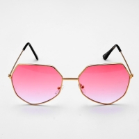 Очки солнцезащитные OneSun, футуристические, 6 х 13.5 см, розовые