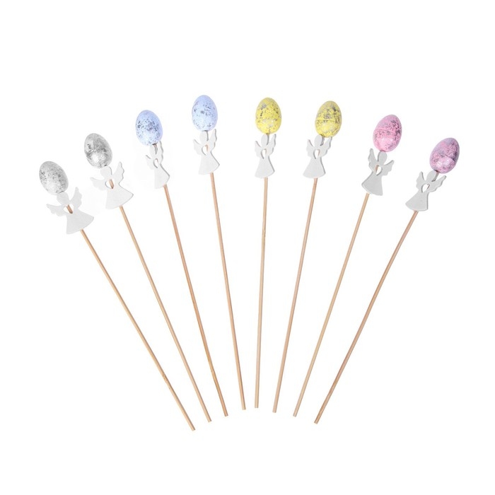 Набор пасхальных топперов &laquo;Ангелочки&raquo;, 2 шт., МИКС