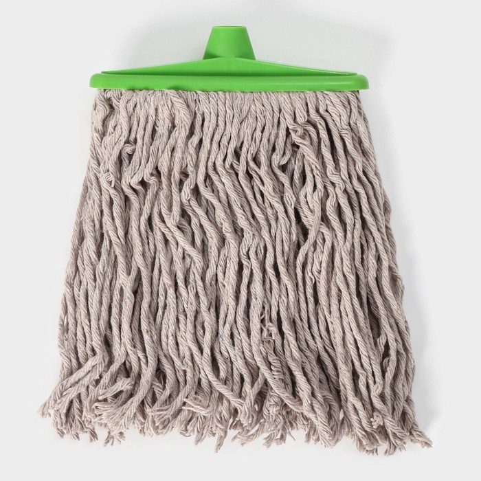 Насадка для швабры верёвочная Доляна, удлинённая насадка 21 см, хлопок, 31&times;21&times;4 см, цвет МИКС