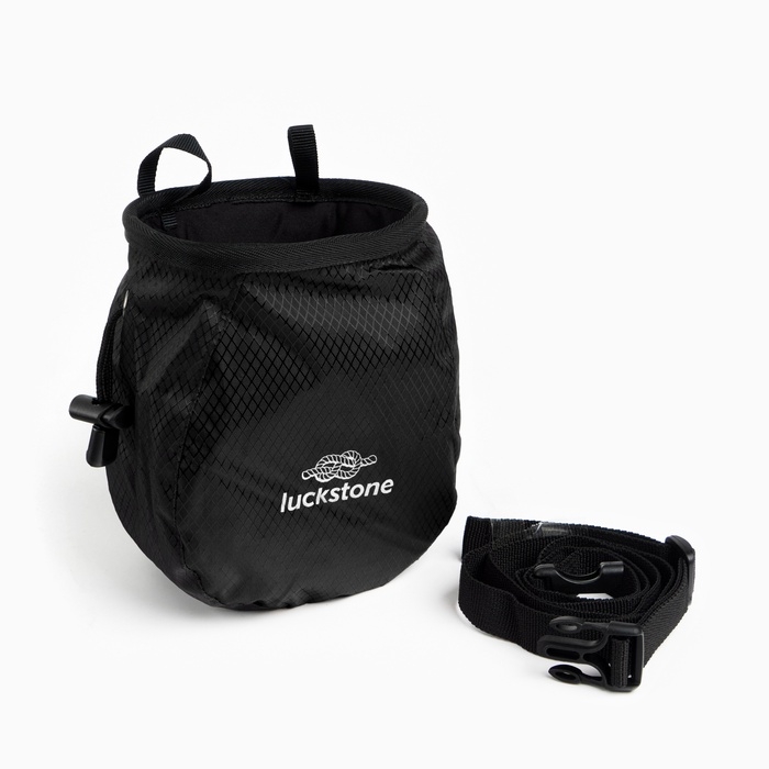 Мешочек для магнезии, 16 х 12 см, черный