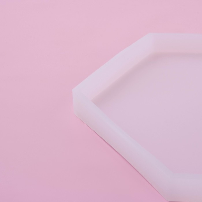 Молд Доляна &laquo;Шестиугольник&raquo;, силикон, 16&times;14&times;1,2 см, прозрачный