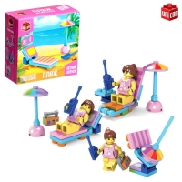 Конструктор &laquo;Пляж&raquo;, 3 варианта сборки, 30 деталей
