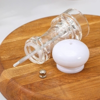 Мельница для специй Доляна &laquo;Скина&raquo;, керамический механизм, 16&times;6 см, цвет белый