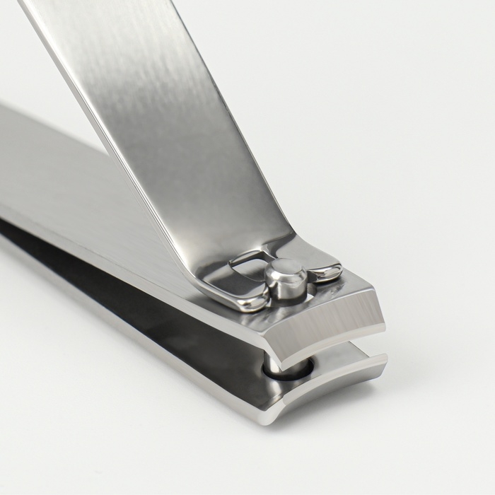 Кусачки-книпсер педикюрные, 9 см, прорезиненная ручка, цвет чёрный/серебристый Кусачки-книпсер педикюрные, 9 см, прорезиненная ручка, цвет чёрный/серебристый