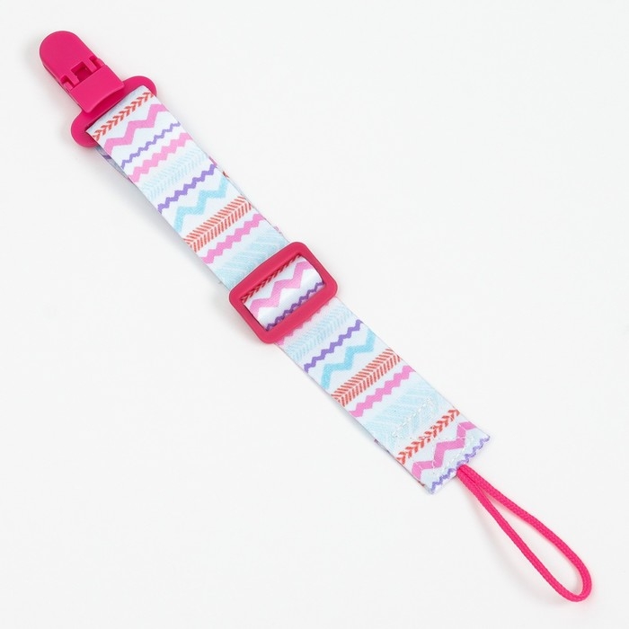 Держатель для соски - пустышки &laquo;Орнамент&raquo;, на ленте