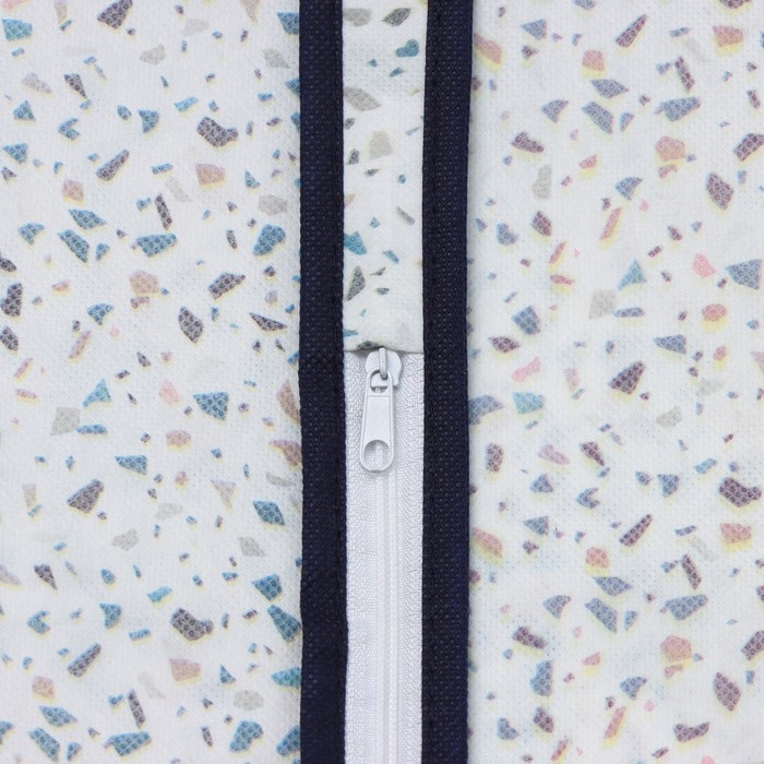 Чехол для одежды Доляна &laquo;Мармелад&raquo;, ПВХ окно, 60&times;120 см, цвет белый