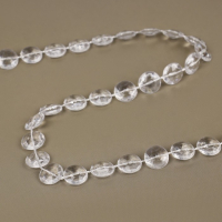 Бусы на нитях, 10 мм, 9 &plusmn; 1 м, цвет прозрачный