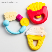 Набор погремушек &laquo;Сладости&raquo;, 5 шт., цвет МИКС, Крошка Я