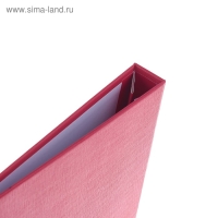 Папка "Курсовая работа" А4, бумвинил, гребешки/сутаж, (без бумаги) красная 10КР01