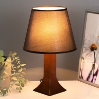 Лампа настольная 62104 1хЕ27 15Вт коричневый d=22 см, h=34,5 см RISALUX