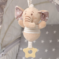 Подвеска мягкая с вибрацией &laquo;Слоник Няша&raquo;, прорезыватель, на кроватку, коляску, Крошка Я