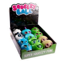 Мялка "Звери" с гидрогелием, виды МИКС