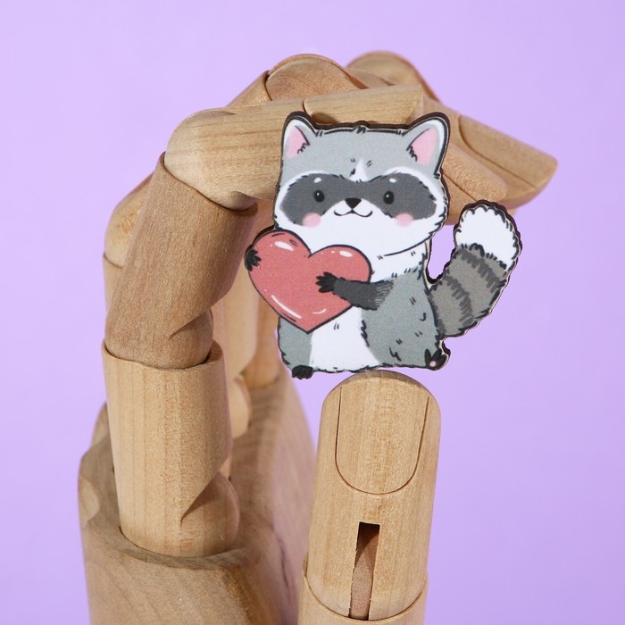 Значки деревянные, неразлучники &laquo;Моей половинке&raquo;, 2 шт., 8 х 12 см.