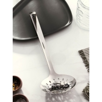 Шумовка из нержавеющей стали Доляна Everyday, 38&times;11,5 см, толщина 3 мм, цвет серебряный
