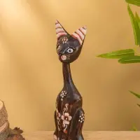 Сувенир &laquo;Кошка в ошейнике&raquo;, 7&times;3.5&times;20 см, дерево