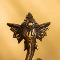 Сувенир "Голова слона" латунь 7х3,5х11,5 см