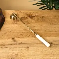 Гаситель для свечей &laquo;Пралине&raquo;, 26.5 +/- 1 см, латунь