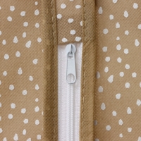 Чехол для одежды Доляна Points, ПВХ окно, 60&times;90 см, цвет бежевый