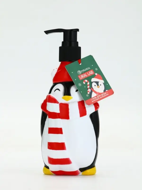 Гель для душа новогодний, 300 мл, фруктовое мороженое, Ural Lab