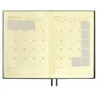 Ежедневник Merida, датированный, черный