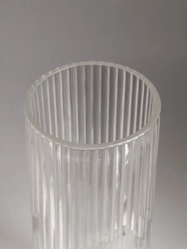 Ваза стекло настольная "Вигдис" 29,5х12 см, прозрачный