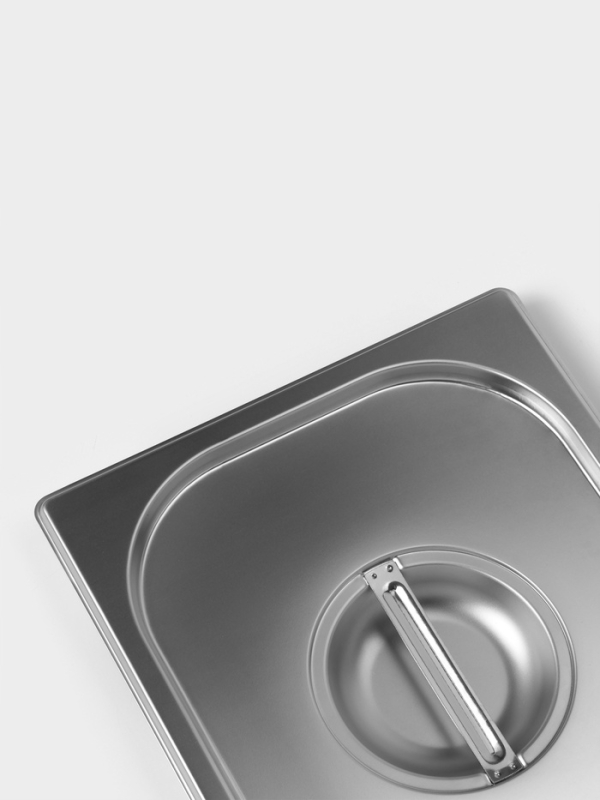 Крышка к гастроемкости 1/2 325x265 мм, толщина 0,8 мм