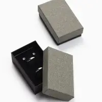 Коробочка подарочная под набор &laquo;Лофт&raquo;,5&times;8 см, серая, вставка чёрная