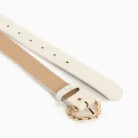 Ремень жен 05-01-01-01, Март2512, 2,8*0,3*110 см, без винта, пряж золото, 1 прокол,