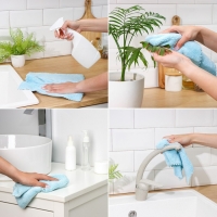 Салфетка микрофибра Raccoon &laquo;Нега&raquo;, 30&times;30 см, картонный конверт