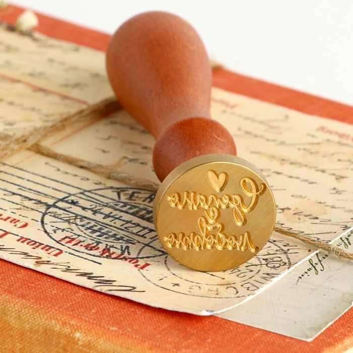 Сургучная печать &laquo;Сделано с любовью&raquo;, 12.5 х 4 х 4 см