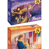 Большой набор пазлов для девочек "Принцессы", 10 в 1