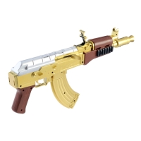 Автомат "АК-47 золотой" с лазером, 46 см