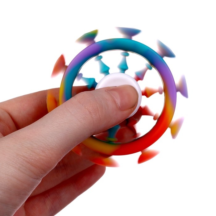 Спиннер &laquo;Присоска&raquo;, цвет МИКС