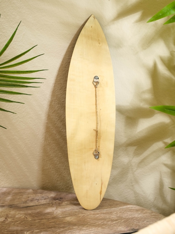 Панно "Доска для сёрфа "Три Сплитти" дерево 40х11 см