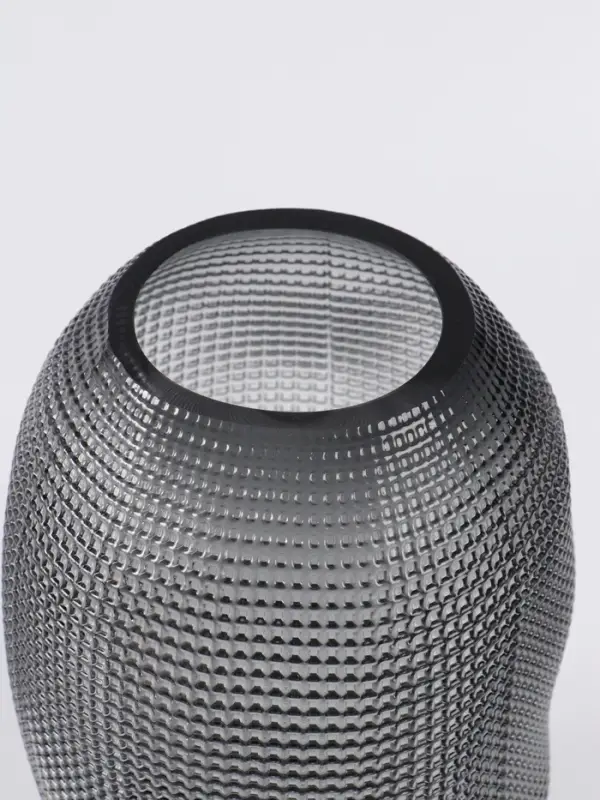 Ваза &laquo;Аллесио&raquo;, 30&times;20 см, стекло, чёрная