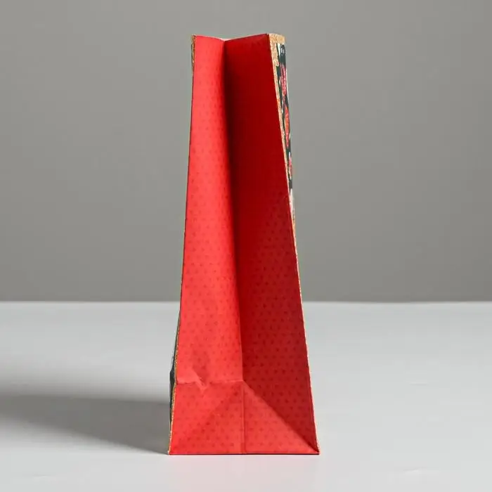 Пакет без ручек &laquo;Счастья в Новом Году&raquo;, 10 х 19.3 х 7 см