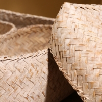 Набор плетеных корзин "Энди" 28.5х28.5х18.5 см