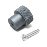 Ручка-кнопка CAPPIO PK328, d=23 мм, цвет графит, 8 шт.