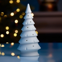 Светодиодная фигура "Елка" 15.1х6.7х6.7 см, 1 LED, LR44x3(в компл.), свечение тёплое белое