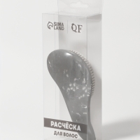 Расческа массажная Tangled МРАМОР 14,5*6(&plusmn;1)см серый PVC-коробка QF