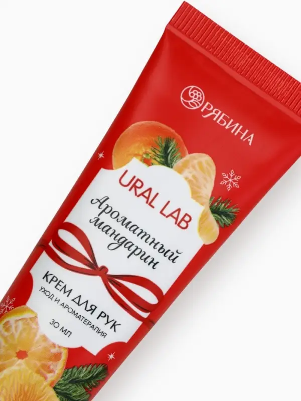 URAL LAB Арома Саунд Крем для рук с ароматом мандарина, 30 мл