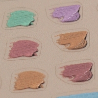 Наклейки для ногтей &laquo;Пастельные цвета&raquo;, объёмные, разноцветные