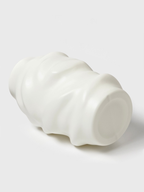 Ваза для цветов 9х6х20 см, цвет белый