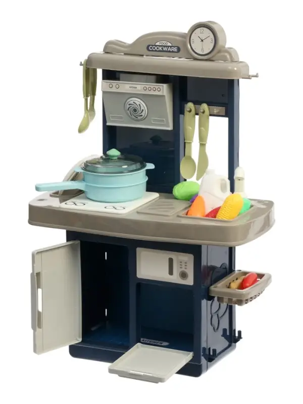 Игровой набор" Кухня" 22 предмета, вода из крана, 46 см