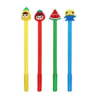 Ручка - прикол гелевая &laquo;Фрукты/Ягоды&raquo;, синий стержень, МИКС