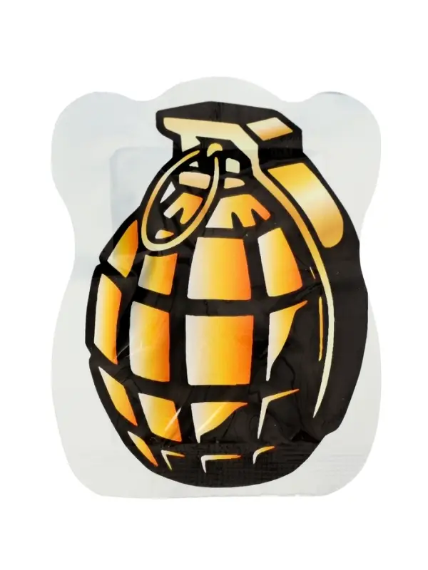 Прикол бомбочка &laquo;Граната&raquo;, 9,5 &times; 7 &times; 1 см, цвета МИКС