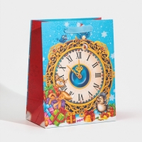 Пакет подарочный новогодний ламинированный &laquo;Лесные зверушки&raquo;, MS 18 х 23 х 10 см, Новый год