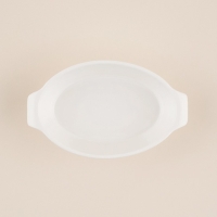 Форма для выпечки из жаропрочной керамики SL Home &laquo;Санторини&raquo;, 300 мл, 16&times;9,7&times;4,5 см, цвет белый