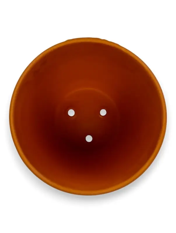 Горшок цветочный с поддоном 2,5 л, d18/h16 см терракот керамика, "Голландия" (М)