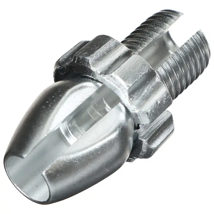 Регулятор натяжения троса тормоза F30, под резьбу М10, алюминий, цвет серебристый